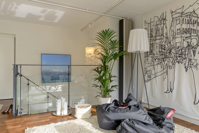 Квартира с палисадником в Швеции (65 кв. м.)