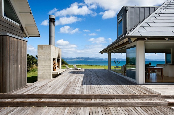 Дом у моря в Новейшей Зеландии