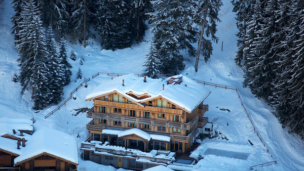 Отель с утками в Альпах