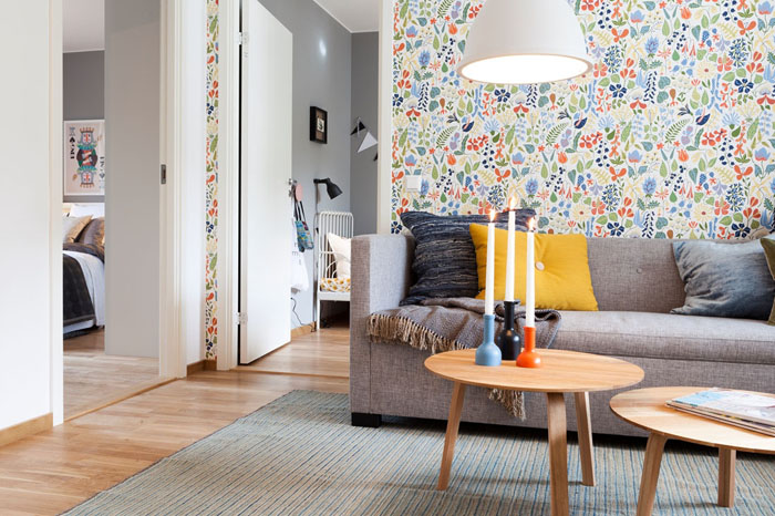 Приятный современный интерьер квартиры в Стокгольме