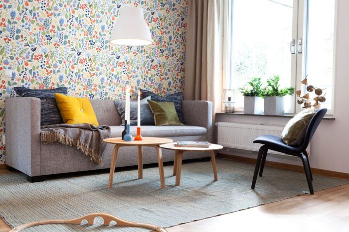 Приятный современный интерьер квартиры в Стокгольме