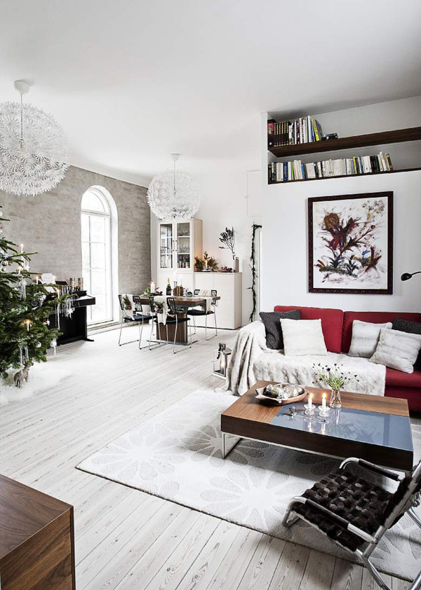Прекрасный домик в Дании на Рождество